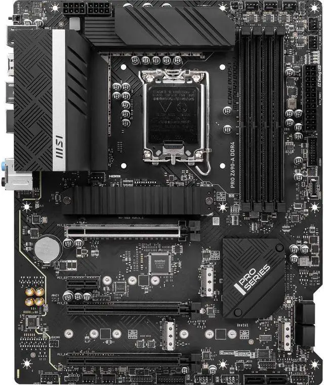 Alt view image 8 of 8 - MSI PRO Z690-A DDR4 LGA 1700 Intel Z690 SATA 6Gb/s ATX Intel Motherboard