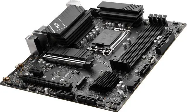 Alt view image 6 of 6 - MSI PRO B760M-A WIFI DDR4 LGA 1700 (Intel 12th&13th Gen)  SATA 6Gb/s Micro ATX Motherboard,WiFi 6,Intel,2.5Gb LAN