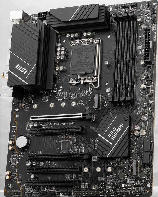 Alt view image 5 of 8 - MSI B760-P Pro WiFi DDR5 Intel LGA 1700 ATX Motherboard
