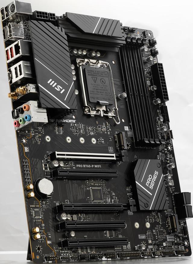 Alt view image 6 of 8 - MSI B760-P Pro WiFi DDR5 Intel LGA 1700 ATX Motherboard