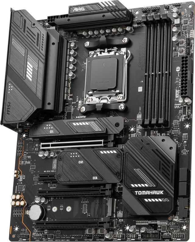Alt view image 6 of 9 - MSI MAG X670E TOMAHAWK WIFI AM5 AMD X670E ATX Motherboard