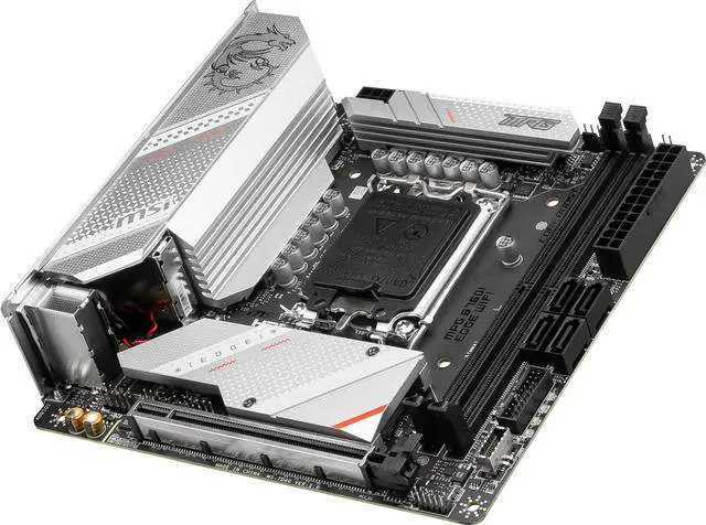 Alt view image 4 of 8 - MSI MPG B760I EDGE WIFI LGA 1700 DDR5 Mini ITX Motherboard SATA 6Gb/s,  2.5Gbps LAN,Wi-Fi 6E