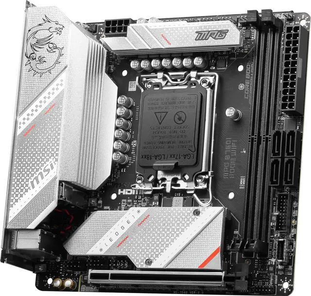 Alt view image 5 of 8 - MSI MPG B760I EDGE WIFI LGA 1700 DDR5 Mini ITX Motherboard SATA 6Gb/s,  2.5Gbps LAN,Wi-Fi 6E