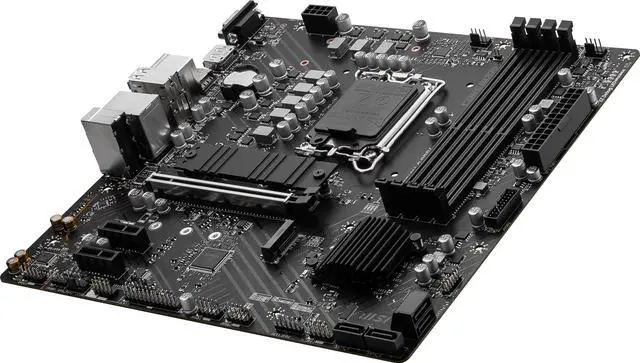 Alt view image 3 of 7 - MSI PRO B760M-P DDR4 LGA 1700 Intel B760 SATA 6Gb/s Micro ATX Motherboard