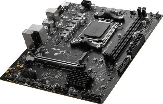 Alt view image 3 of 8 - MSI PRO PRO A620M-E AM5 AMD A620 SATA 6Gb/s DDR5 mATX Motherboards AMD Ryzen™ 7000 Series Desktop Processors