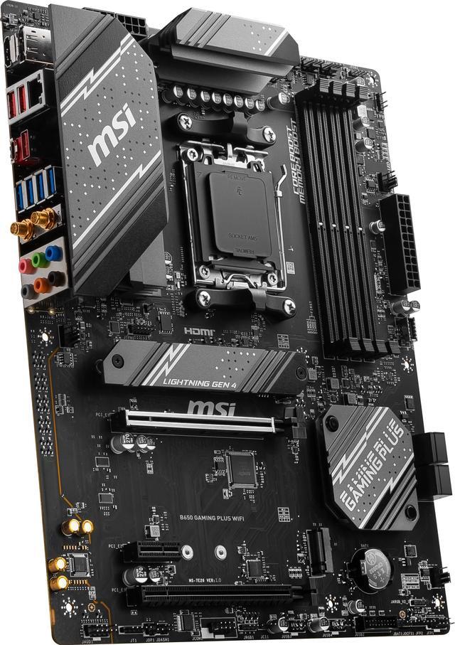 Alt view image 7 of 9 - MSI B650 GAMING PLUS WIFI AM5 AMD B650 ATX Motherboard