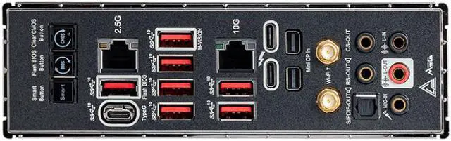 Alt view image 5 of 5 - MSI MEG Z790 GODLIKE MAX WIFI LGA 1700 Intel Z790 SATA 6Gb/s Extended ATX DDR5 PCI-E x16 slot  M.2 2.5Gbps LAN Wi-Fi 7 Bluetooth Motherboard