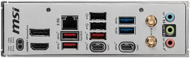 Alt view image 7 of 7 - MSI B650M PROJECT ZERO AM5 AMD B650 Ryzen 7000 SATA DDR5 PCI-E x16 slot 2x M.2 Wi-Fi 6E Bluetooth 6Gb/s mATX Back Connect Design Motherboard