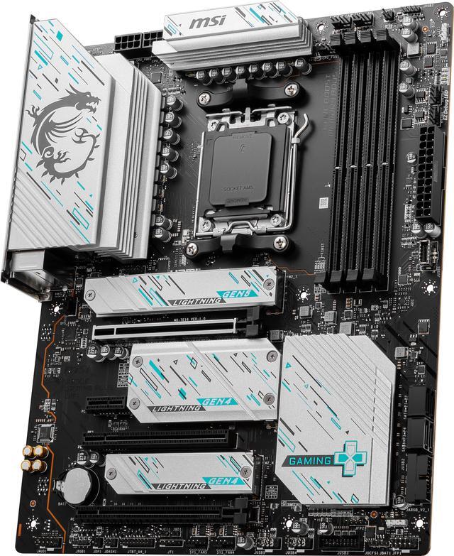 Alt view image 6 of 8 - MSI X670E GAMING PLUS WIFI AM5 AMD Ryzen 7000 SATA 6Gb/s ATX DDR5   4x M.2  2.5Gbps LAN  AMD Wi-Fi 6E Bluetooth Motherboards - AMD