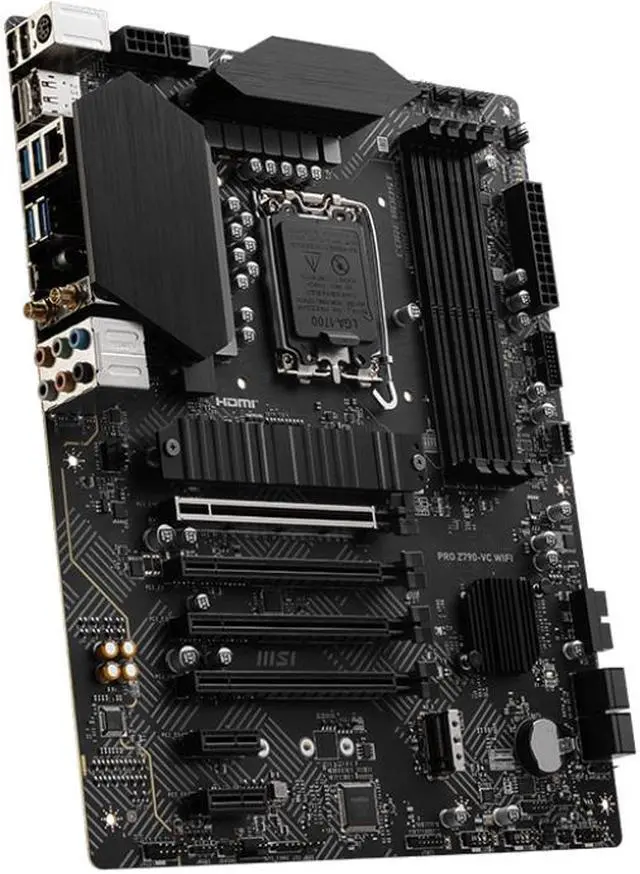 Alt view image 3 of 5 - MSI PRO Series PRO Z790-VC WIFI LGA 1700 DDR5 Intel Z790 Wi-Fi 7 SATA 6Gb/s ATX PCI-E x16 slot 2x M.2 Bluetooth 2.5Gbps LAN Motherboards - Intel