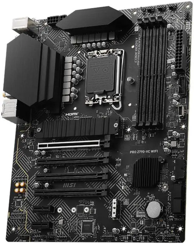 Alt view image 5 of 5 - MSI PRO Series PRO Z790-VC WIFI LGA 1700 DDR5 Intel Z790 Wi-Fi 7 SATA 6Gb/s ATX PCI-E x16 slot 2x M.2 Bluetooth 2.5Gbps LAN Motherboards - Intel