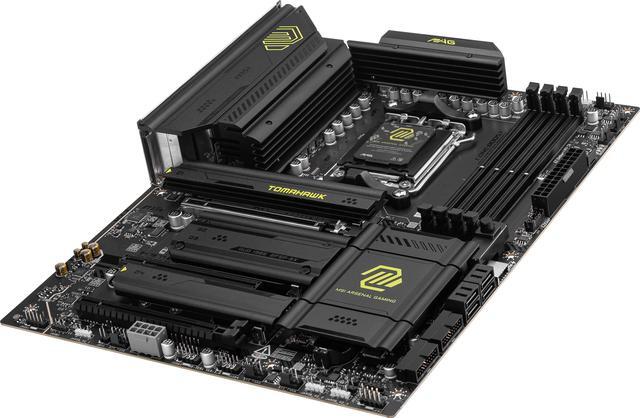 Alt view image 3 of 9 - MSI MAG X870 TOMAHAWK WIFI AM5 ATX Gaming Motherboard, 4x SATA 6Gb/s, AMD Wi-Fi 7,USB 4.0