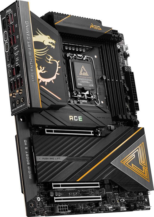Alt view image 7 of 12 - MSI MEG Z890 ACE LGA 1851 Intel Z890 ATX Motherboard