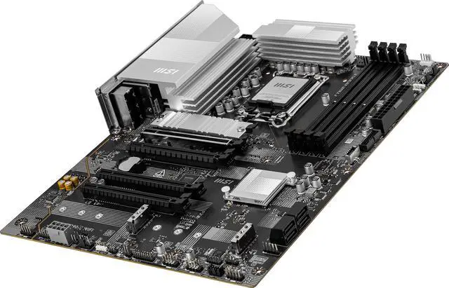 Alt view image 3 of 6 - MSI PRO Z890-S WIFI LGA 1851 Intel Z890 ATX Motherboard
