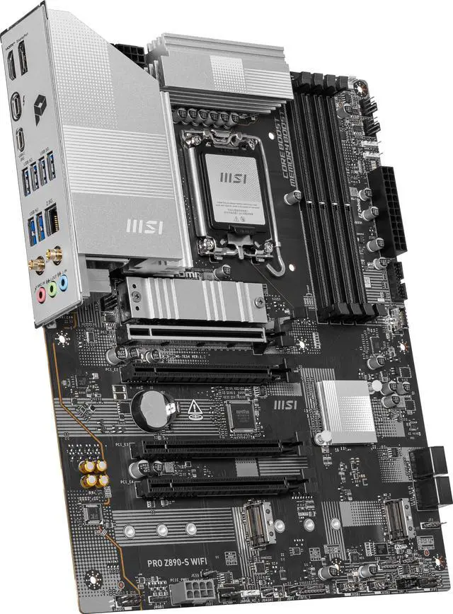 Alt view image 5 of 6 - MSI PRO Z890-S WIFI LGA 1851 Intel Z890 ATX Motherboard