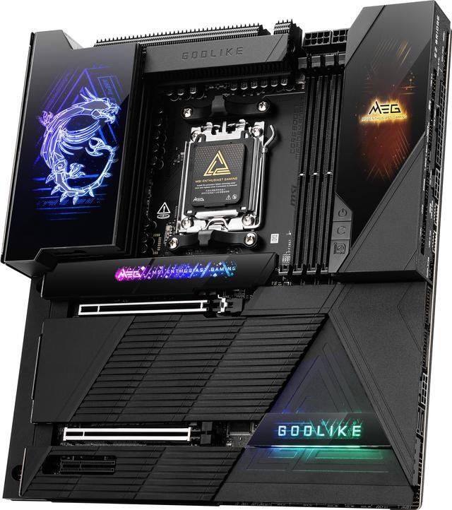 Alt view image 5 of 10 - MSI MEG X870E GODLIKE AM5 AMD X870E Extended ATX Motherboard