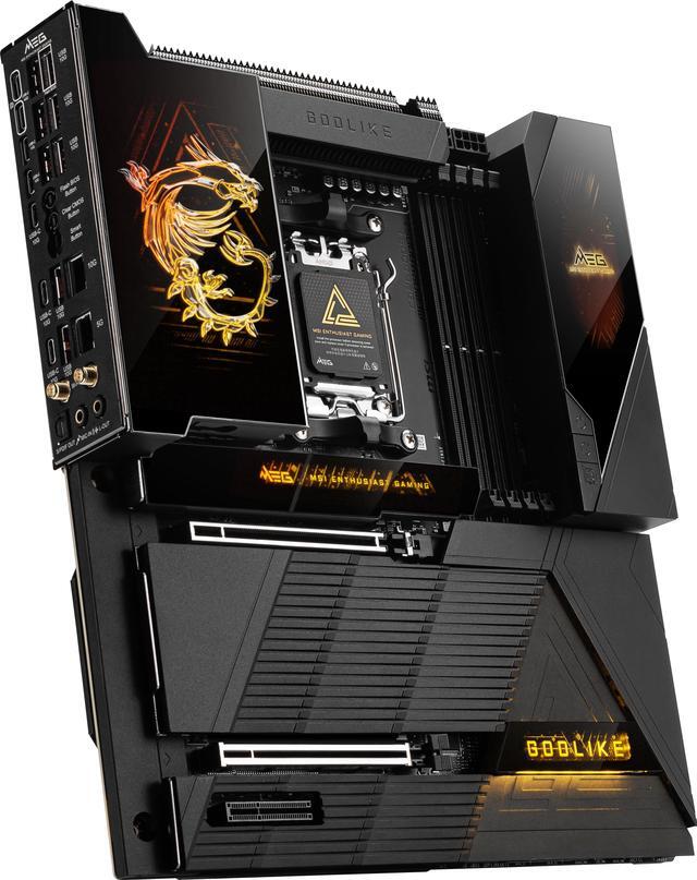 Alt view image 6 of 10 - MSI MEG X870E GODLIKE AM5 AMD X870E Extended ATX Motherboard