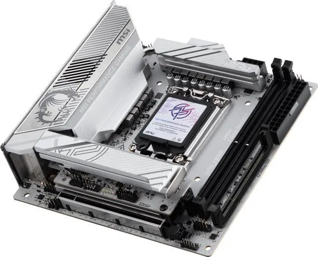Alt view image 4 of 9 - MSI MPG Z890I EDGE TI WIFI LGA 1851 Intel Z890 Mini ITX Motherboard