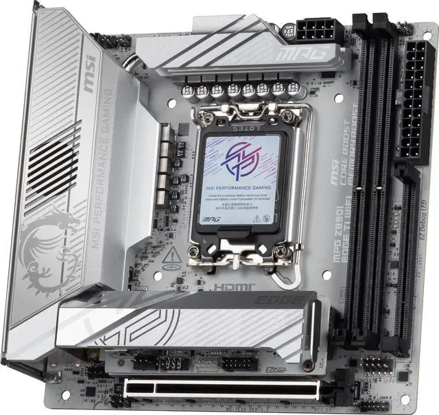 Alt view image 5 of 9 - MSI MPG Z890I EDGE TI WIFI LGA 1851 Intel Z890 Mini ITX Motherboard
