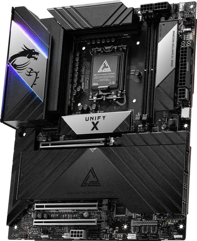 Alt view image 4 of 10 - MSI MEG Z890 UNIFY-X LGA 1851 Intel Z890 ATX Motherboard