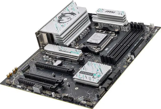 Alt view image 3 of 8 - MSI B850 GAMING PLUS WIFI AM5 AMD B850 SATA 6Gb/s 5G Network DDR5 Wi-Fi 7 ATX Motherboard