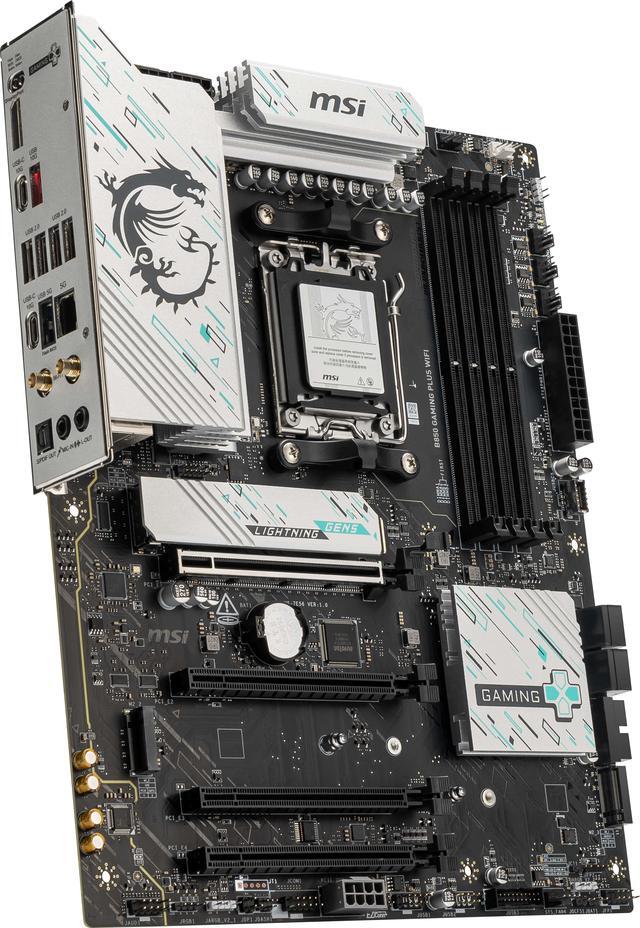 Alt view image 5 of 8 - MSI B850 GAMING PLUS WIFI AM5 AMD B850 SATA 6Gb/s 5G Network DDR5 Wi-Fi 7 ATX Motherboard