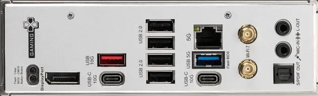 Alt view image 6 of 8 - MSI B850 GAMING PLUS WIFI AM5 AMD B850 SATA 6Gb/s 5G Network DDR5 Wi-Fi 7 ATX Motherboard