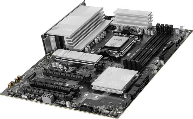Alt view image 3 of 7 - MSI PRO B850-P WIFI AM5 AMD B850 SATA 6Gb/s 5G Network Wifi 7 DDR5 ATX Motherboard