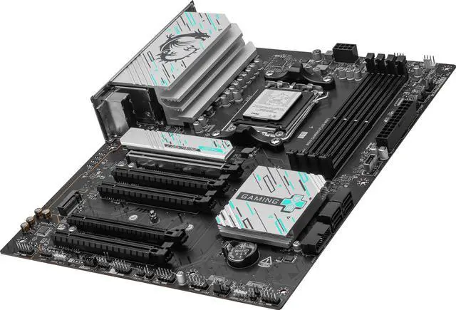 Alt view image 3 of 8 - MSI B840 GAMING PLUS WIFI AM5 AMD B840 SATA 6Gb/s 2.5G Network Wi-Fi 7 DDR5 Dual M.2 Connectors ATX Motherboard