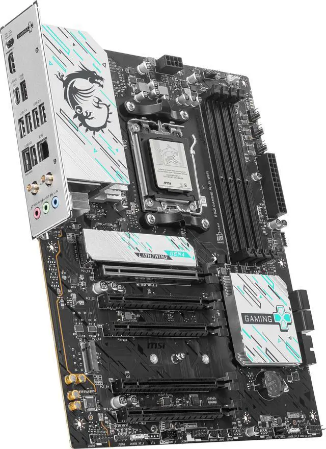 Alt view image 5 of 8 - MSI B840 GAMING PLUS WIFI AM5 AMD B840 SATA 6Gb/s 2.5G Network Wi-Fi 7 DDR5 Dual M.2 Connectors ATX Motherboard
