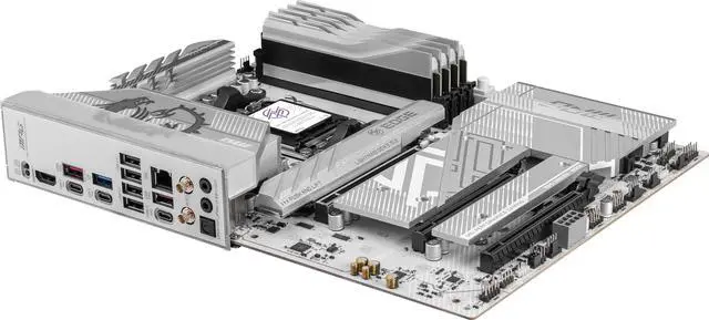 Alt view image 6 of 7 - MSI MPG B850 EDGE TI WIFI AM5 AMD B850 SATA 6Gb/s 5G Network Wi-Fi 7 DDR5 Audio Boost 5 Motherboard