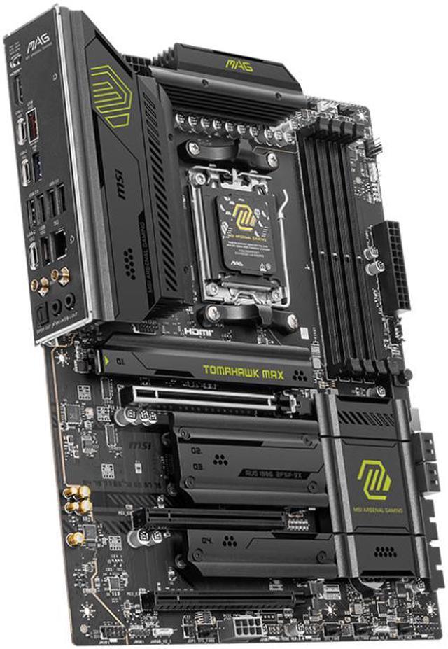 Alt view image 4 of 5 - MSI MAG B850 TOMAHAWK MAX WIFI AM5 AMD B850 SATA 6Gb/s 5G Network Wi-Fi7 DDR5 Motherboard