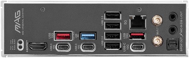 Alt view image 5 of 5 - MSI MAG B850 TOMAHAWK MAX WIFI AM5 AMD B850 SATA 6Gb/s 5G Network Wi-Fi7 DDR5 Motherboard