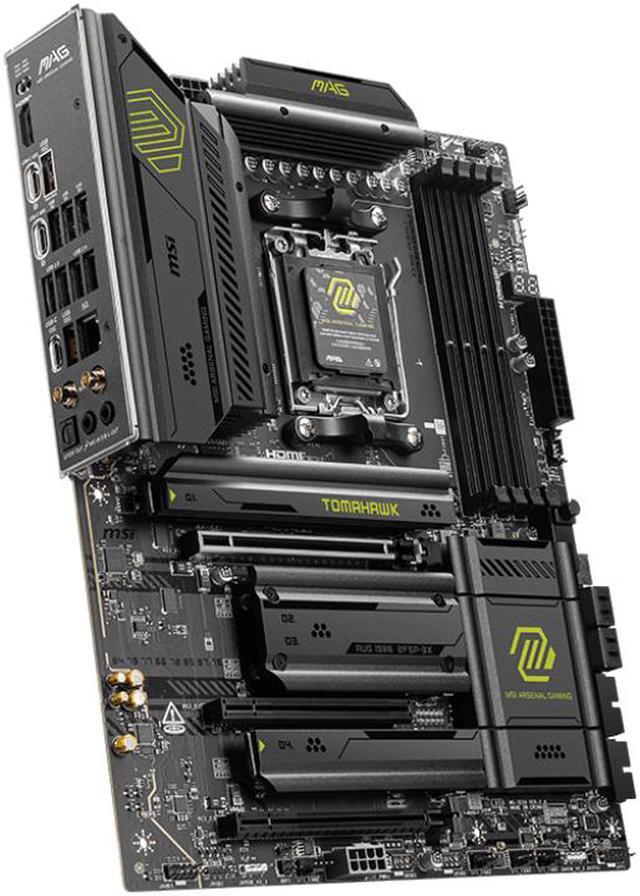 Alt view image 4 of 5 - MSI MAG MAG X870E TOMAHAWK WIFI AM5 AMD X870E SATA 6Gb/s M.2 DDR5 Wi-Fi 7 5G LAN ATX Motherboards