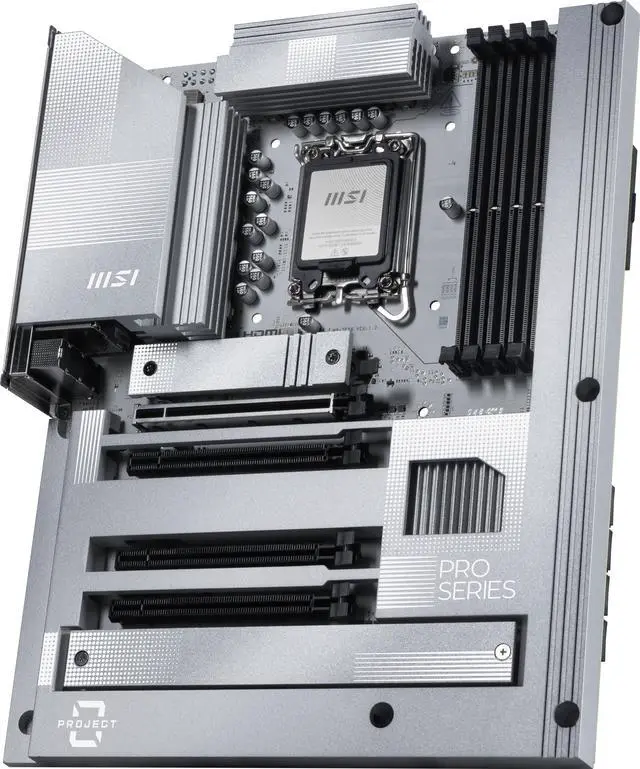 Alt view image 6 of 10 - MSI PRO Z890-S WIFI PZ LGA 1851 Intel Z890 243.84mmx304.8mm (280) Motherboards - Intel
