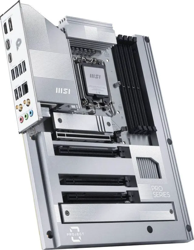 Alt view image 4 of 10 - MSI PRO Z890-S WIFI PZ LGA 1851 Intel Z890 243.84mmx304.8mm (280) Motherboards - Intel