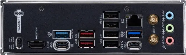 Alt view image 8 of 8 - MSI X870E GAMING PLUS WIFI AM5 AMD X870E SATA 6GB/S  5G LAN DDR5 M.2 Wi-Fi 7 ATX Motherboard
