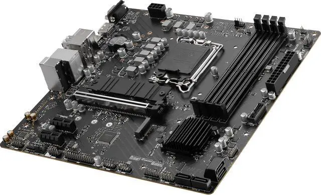 Alt view image 6 of 7 - MSI PRO B760M-P LGA 1700 Intel B760 SATA 6Gb/s Micro ATX Motherboard