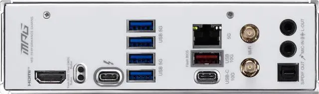 Alt view image 7 of 7 - MSI MPG B860I EDGE TI WIFI Intel LGA 1851 Mini-ITX motherboard - White