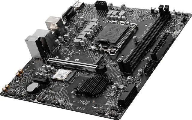 Alt view image 3 of 7 - MSI PRO H610M-G WIFI LGA 1700 Intel H610 HDMI SATA 6Gb/s USB 3.1 Micro ATX Motherboards-Intel