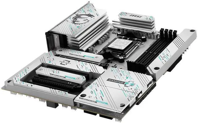 Alt view image 4 of 9 - MSI B850 GAMING PLUS WIFI PZ AM5 AMD B850 ATX Back-Connect motherboard, 12+2+1 DRPS, DDR5, PCIe 5.0, Lighting Gen 5 x4 M.2, Wi-Fi 7, 5Gb LAN, USB 10Gbps Type-C