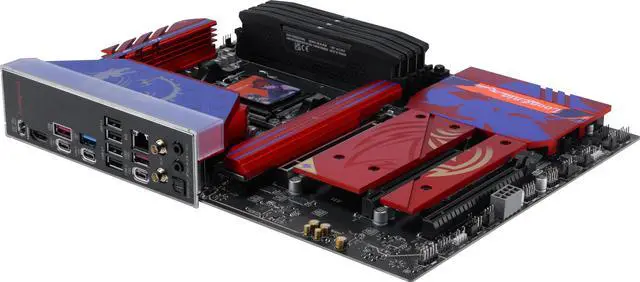 Alt view image 6 of 7 - MSI B850 MLG EDITION AM5 AMD B850 ATX B850 SATA 6Gb/s 5G Network Wi-Fi7 DDR5 Motherboard