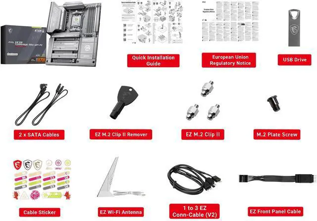 Alt view image 11 of 11 - MSI MAG X870E TOMAHAWK MAX WIFI PZ AM5 AMD X870E Back Connect Motherboard, SATA 6Gb/s M.2 DDR5 Wi-Fi 7 5G LAN ATX Motherboards
