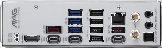 Alt view image 10 of 11 - MSI MAG X870E TOMAHAWK MAX WIFI PZ AM5 AMD X870E Back Connect Motherboard, SATA 6Gb/s M.2 DDR5 Wi-Fi 7 5G LAN ATX Motherboards