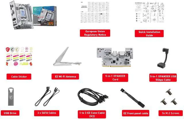 Alt view image 7 of 7 - MSI MPG X870I EDGE TI EVO WIFI AM5 AMD X870 Motherboard