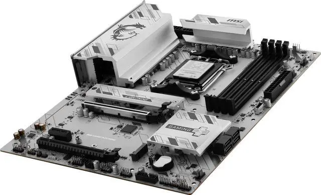 Alt view image 3 of 8 - MSI B850 GAMING PLUS WIFI6E AM5 AMD B850 SATA 6Gb/s 5G Network Wi-Fi7 DDR5 Motherboard