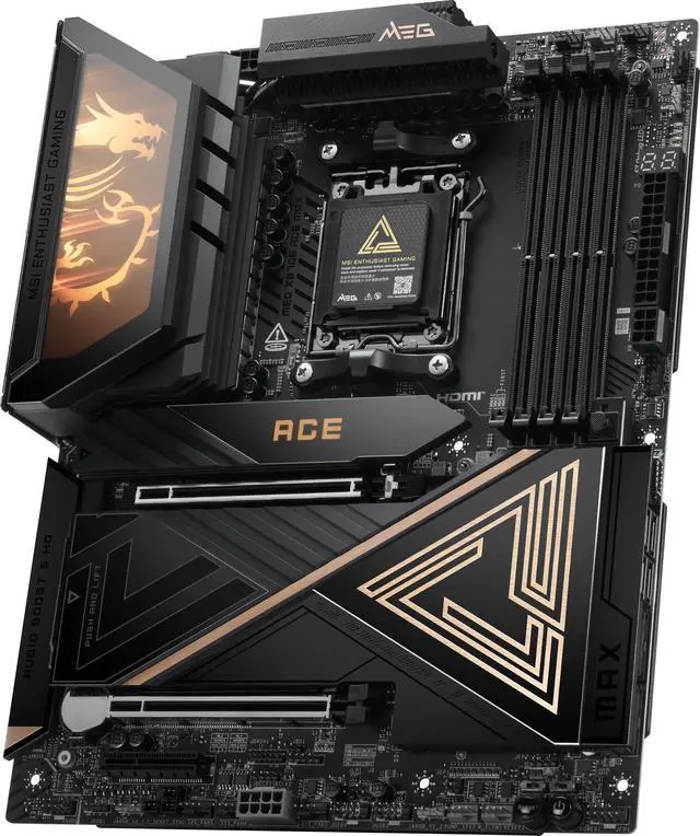 Alt view image 7 of 13 - MSI MEG X870E ACE MAX AM5 AMD X870E Motherboard