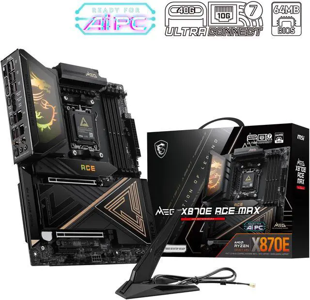 Main image of MSI MEG X870E ACE MAX AM5 AMD X870E Motherboard