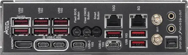 Alt view image 13 of 13 - MSI MEG X870E ACE MAX AM5 AMD X870E Motherboard