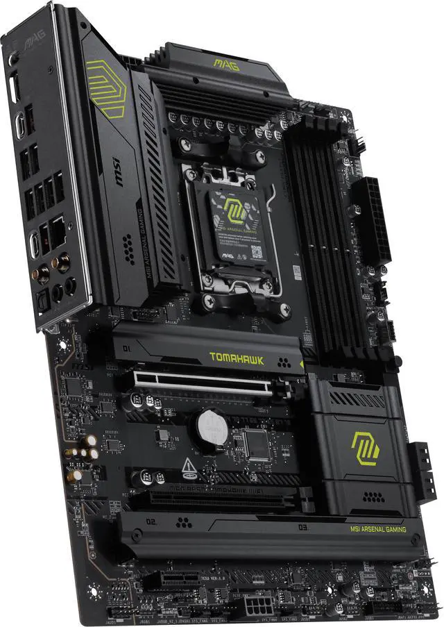 Alt view image 5 of 7 - MSI MAG B850 TOMAHAWK WIFI AM5 AMD B850 SATA 6Gb/s 5G Network Wi-Fi7 DDR5 Motherboard